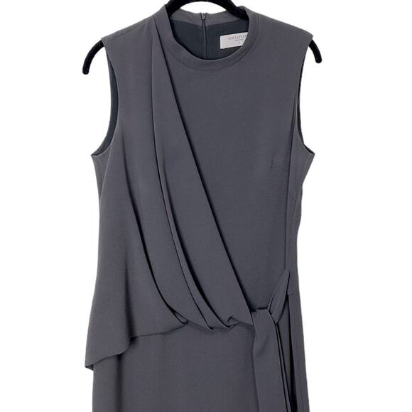 M.M. Lafleur Marian Charcoal Grey Dress women’s size 8 - Picture 3 of 6